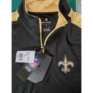 New Orleans Saints Quarter Zip Size SMALL NEW NWT